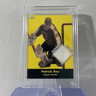 Patrick Roy - 2025 Jersey Fusion Game Worn Patch From A Game In February Of 1993 - Image 1 of 2