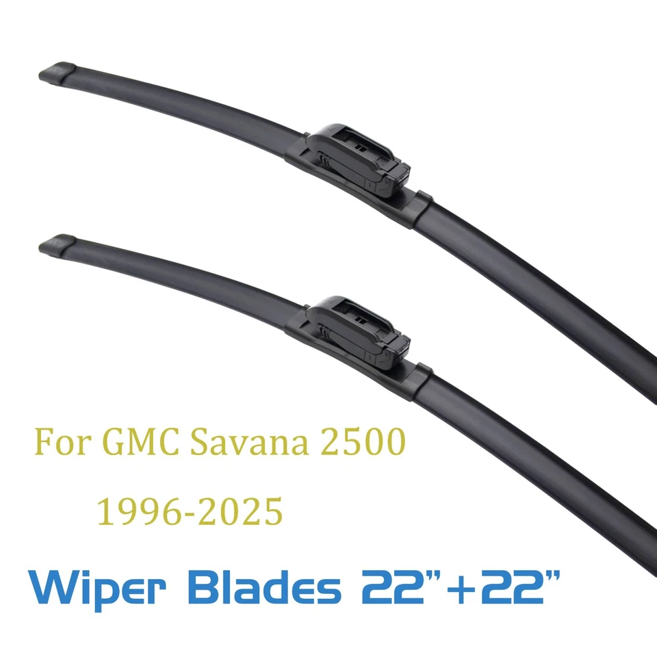 2, limpiaparabrisas delantero 22" gancho en J para GMC Savana 2500 1996-2025 Foto 1 de 4