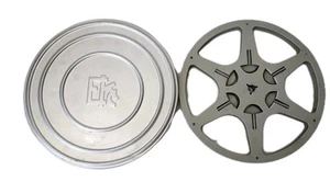 Vintage 16 mm Eastman Kodak Kodascope 400 ft - 7” Film Reel & Humidor Canister - Picture 1 of 6