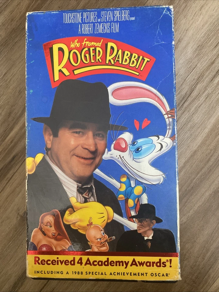 Who Framed Roger Rabbit VHS Tape Touchstone Pictures Steven Spielberg Fp20 - Image 1 of 1