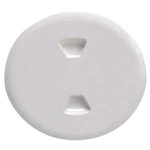 Beckson Marine 5" Twist-Out Deck Plate - White, DP50-W - Picture 1 of 1