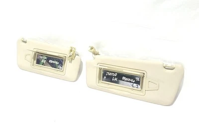 2012 Mercedes E350 OEM Tan Convertible Pair Sun Visors - Image 1 of 4