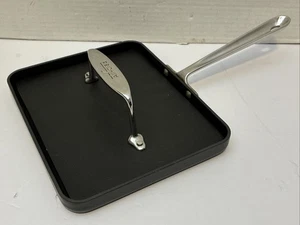 Gebraucht/leicht gebraucht*All-Clad 9x11 Rechteck Grillplatte Griff Pfanne mit Presse - Bild 1 von 7