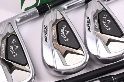 Callaway Apex DCB Irons / 5-PW+GW / Senior Flex Cypher 50 Shafts - Image 1 of 4