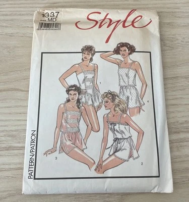 VTG Style Lingerie Teddy Romper Camisole Knickers Sewing Pattern Breast 36-38” - Image 1 of 4