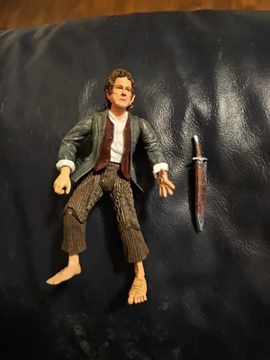 "El Señor de los Anillos LOTR 4,5"" Pippin figura de acción juguete con espada 2002" Foto 1 de 4