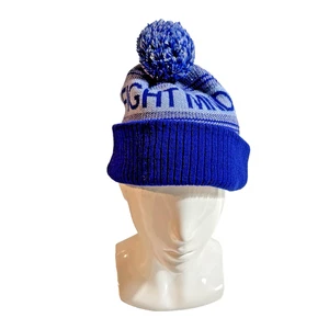 Big Freeze 6 Knit Fight MND Blue Beanie Pompom Acrylic Australian Footy AFL OSFM - Picture 1 of 5