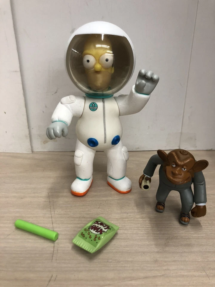 The SIMPSONS world of springfield DEEP SPACE HOMER Playmates LOOSE COMPLETE - Image 1 of 4