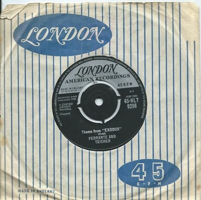 Ferrante & Teicher:Theme from "Exodus"/Twilight:UK London:1960 - Image 1 of 2