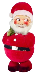 Santa Claus Candy Container Christmas Decoration 10.5in W Germany #22 Vintage - Picture 1 of 18