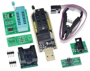 CH341B CH341A SOIC Clip Socket 1.8V 3.3V USB EEPROM Flash BIOS Repair Programmer - Picture 1 of 8