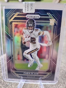 Chris Olave 2022 Panini Chronicles PB-14 Prizm Black Silver Prizm SP RC Saints  - Picture 1 of 7