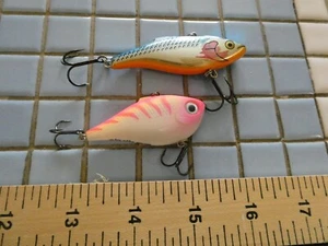 RAPALA BLADE BAITS PAIR NEVER USED BLUE/SILVER PINK/PEARL - Picture 1 of 2