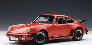 1/18 Autoart Porsche 911 Turbo 3.3 Red w/ Box From Japan 77982 Model Car Minicar - Picture 1 of 1