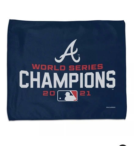 Atlanta Braves 2021 World Series Champions 15'' x 18'' Rally Towel. WINCRAFT Cover