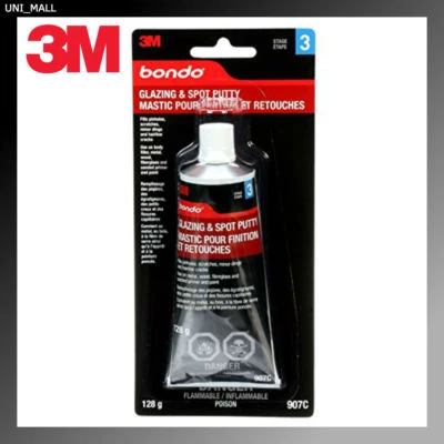 3M BONDO Nuevo 907 MASILLA ACRISTALAMIENTO Y MANCHAS 907, 4.5 fl oz Foto 1 de 2