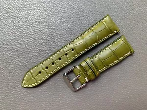 Correa de reloj de cuero genuino de piel real 16 17 18 19 20 21 22 23 24 26 mm - Imagen 1 de 10
