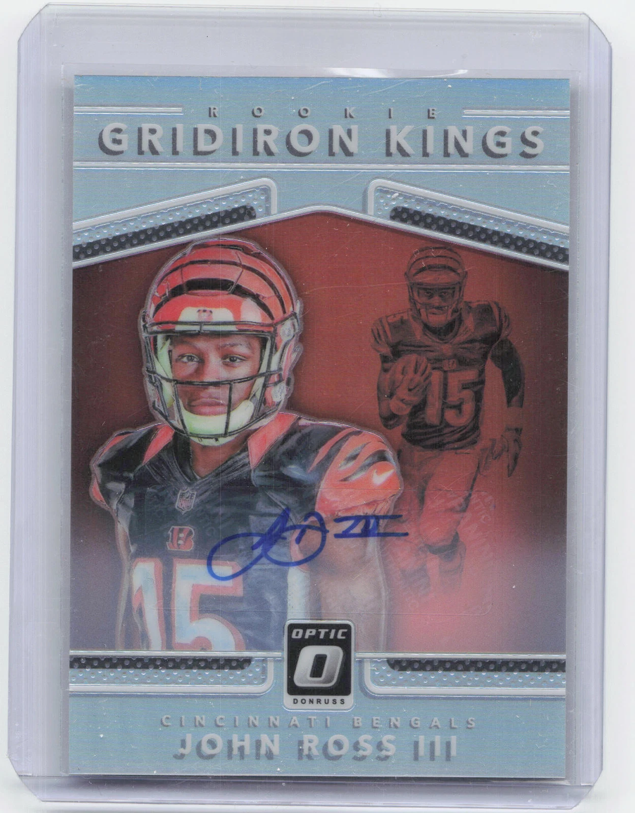 2017 Donruss Optic #20 John Ross III Rookie Gridiron Kings Auto #/10