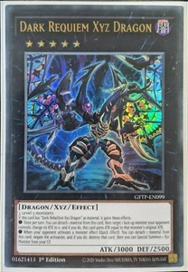 YuGiOh Dark Requiem Xyz Dragon Ultra Rare 1st Edition GFTP-EN099 NM - Picture 1 of 1