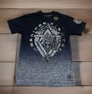 American Fighter Glenwillow Men’s T-shirt Size Large Black & Gray - Picture 1 of 5
