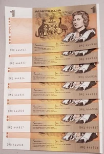 4 SETS OF 7 MATCHING 28 $1 NOTES SAME SERIAL NUMBER & CONS NUMBER & PREFIXES UNC - Picture 1 of 10