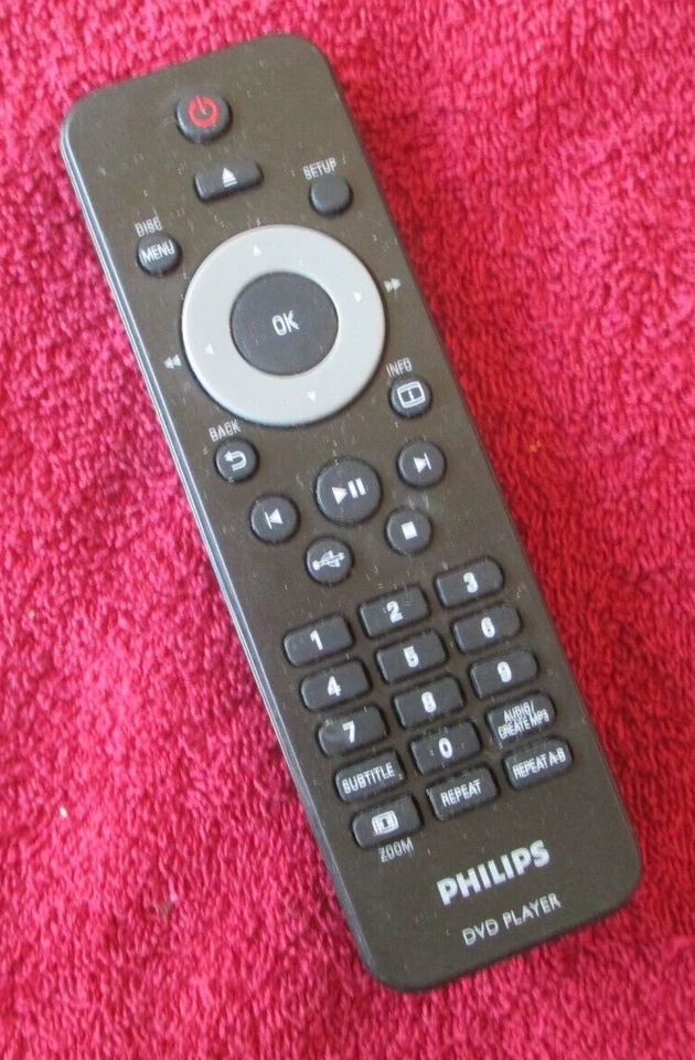 Genuine Original Philips RC-5340 DVD Remote Control Tested and Operational - Image 1 of 1