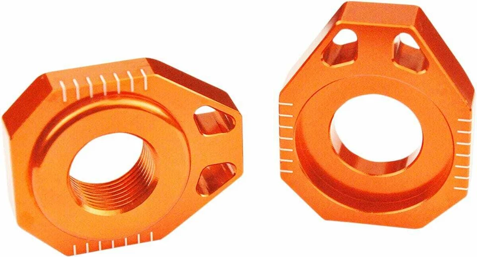 Gas Gas MC 125 2021-2022 Scar Orange Axle Blocks AB503 - Image 1 of 1