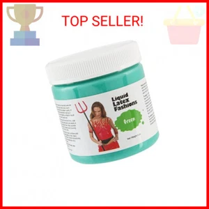 Green 4 Oz - Liquid Latex Body Paint, Ammonia Free No Odor, Easy On and Off, Cos - Picture 1 of 2