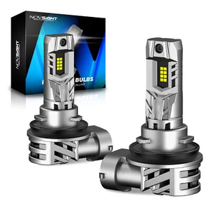 NOVSIGHT H11 LED Headlight Bulbs Conversion Kit 6500K White Lamp Replace Xenon - Picture 1 of 11