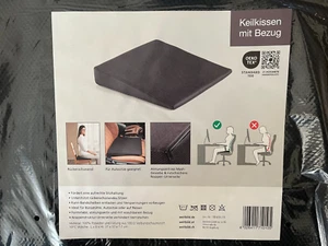 Keilkissen Sitzkissen Rückenkissen ergonomisch rutschfest Bürostuhl Auto 37 cm - Bild 1 von 12