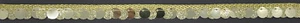1/2" METALLIC GOLD SEQUIN FABRIC FRINGE TRIM 14 YARDS - Picture 1 of 1