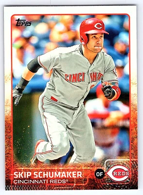 2015 Topps Series 2 Base # 633 Skip Schumaker - Cincinnati Reds - Image 1 of 2