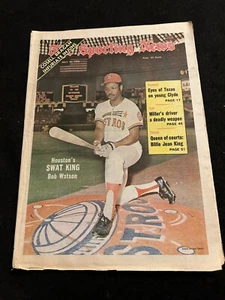1973 The Sporting News Houston Astros SWAT KING Bob Watson MLB. Baseball JULY 21 - Picture 1 of 1