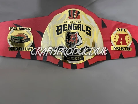 Cincinnati Bengals NFL Championship Belt Cover