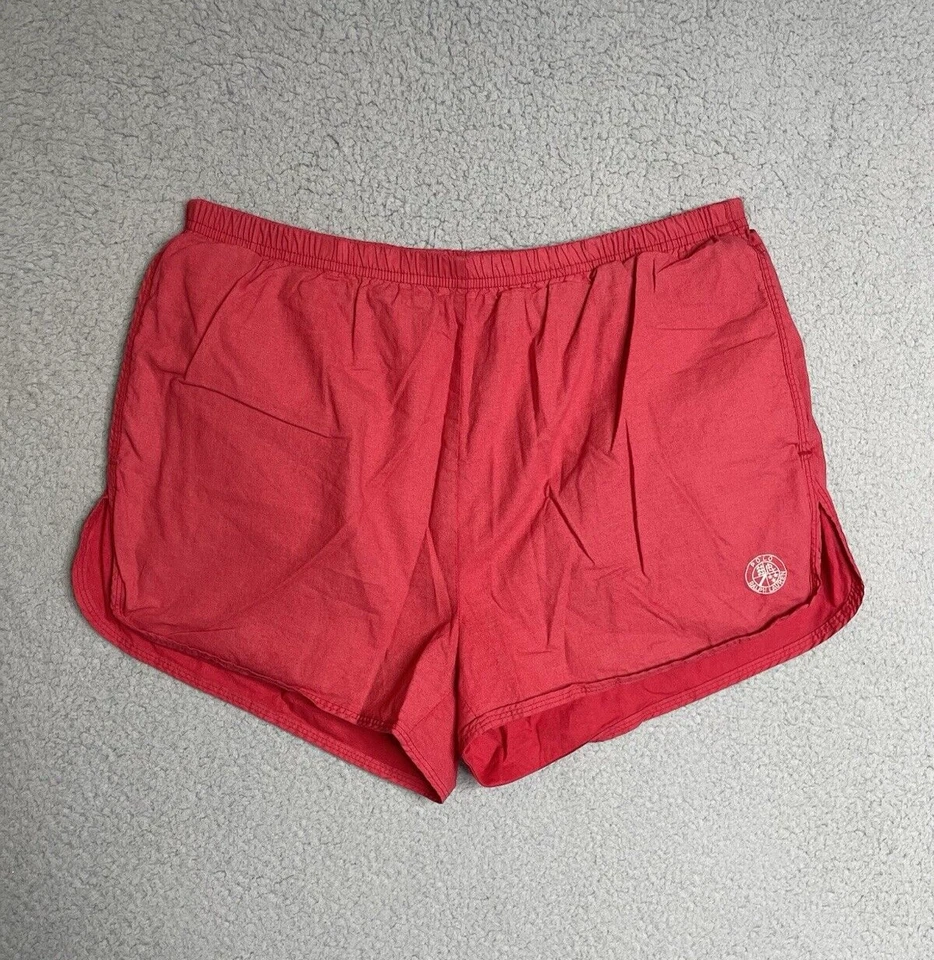 VTG 90's Polo Ralph Lauren Run Swim Shorts 3" Mens L Red PRL Club - Image 1 of 4