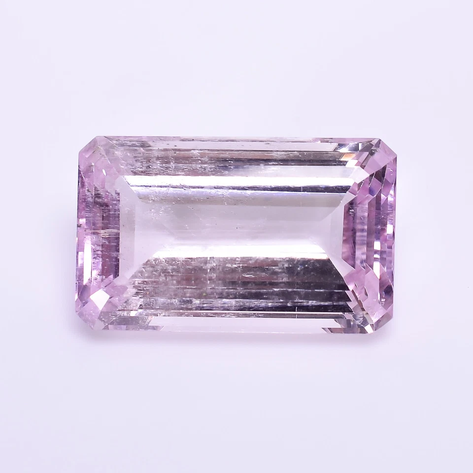 Piedra preciosa corte facial forma radiante kuncita natural 45 quilates 27x17x11 mm Y-1945 Foto 1 de 1