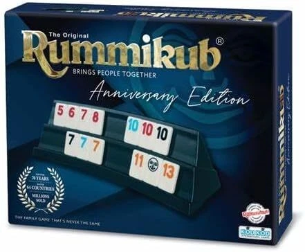IDEAL Rummikub Edición Aniversario Versión de Lujo de Rummikub con 3D resistente  Foto 1 de 1