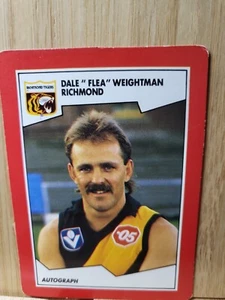 DALE WEIGHTMAN🏆1989 Scanlens #107 RICHMOND Stimorol AFL Trading Card🏆 - Bild 1 von 2