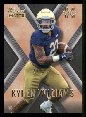 2022 Wild Card Matte Black X-Plode #MXP37 Kyren Williams - Image 1 of 2
