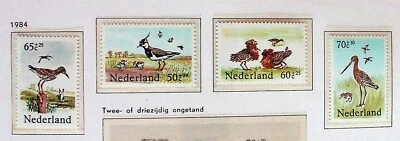 NETHERLANDS Sc B600-3+B603a NH SET+BOOKLET OF 1984 - BIRDS - (DF25)  - Image 1 of 2