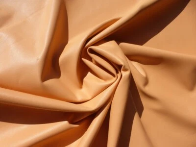 Piel de cordero piel XXL coral claro naranja mantequilla suave acabado liso Foto 1 de 4