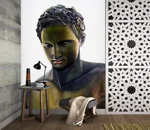 3D Male Sculpture ZHUB01 Wallpaper Wall Mural Self-adhesive Matthew Holden Bates - Picture 1 of 11