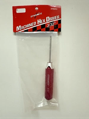 Dynamite Machined Hex Driver (Red) (3/32") [DYN2912] - Image 1 of 2