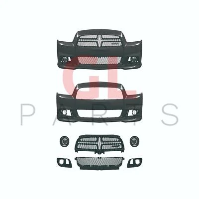 FÜR DODGE CHARGER SRT 2011-2014 STOSSSTANGE Schwarz SRT 68071974AB Neu