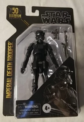 Hasbro Star Wars 50th The Black Series Archive Imperial Death Trooper 6 inch - Image 1 of 2