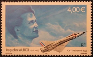 Timbre Poste aérienne - FRANCE - Jacqueline AURIOL - PA 66 - Neuf ** - 2003 - Picture 1 of 1