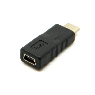 USB 3.1 Type C Type-C Male Connector to Mini USB 2.0 5Pin Female Data Adapter - Image 1 of 3