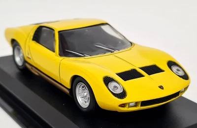 Atlas 1/43 - Lamborghini Miura SV amarillo diecast modelo de coche a escala Foto 1 de 4