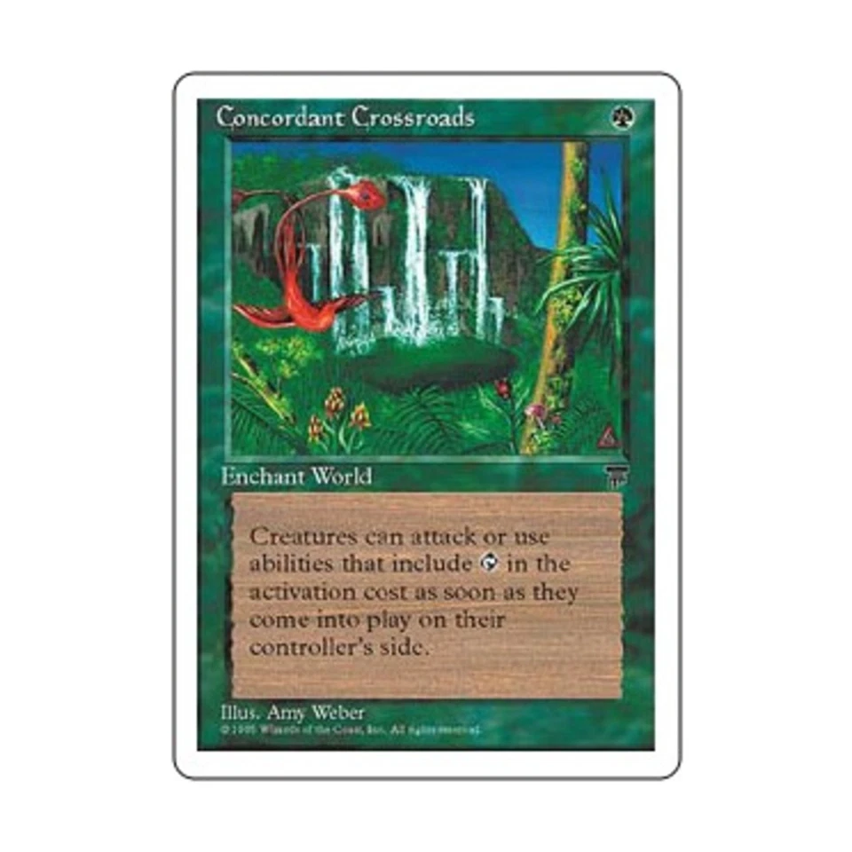 WOTC MtG Chronicles Concordant Crossroads (R) EX - Image 1 of 1