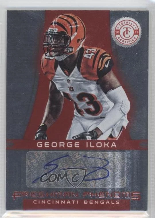 2012 Totally Certified Platinum Red /290 George Iloka #131 Rookie Auto RC - Image 1 of 2
